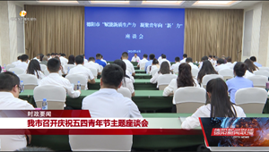 我市召开庆祝五四青年节主题座谈会