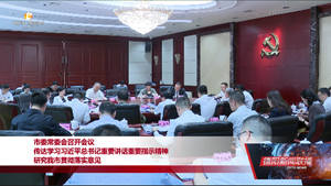 市委常委会召开会议