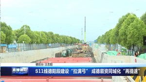 S11线德阳段建设“拉满弓” 成德眉资同城化“再提速”