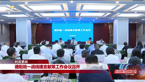 德阳统一战线建言献策工作会议召开
