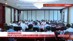 市委常委会召开会议