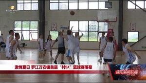 激情夏日 罗江万安镇首届“村BA”篮球赛落幕