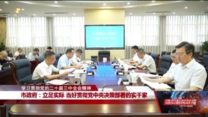 市政府：立足实际 当好贯彻党中央决策部署的实干家