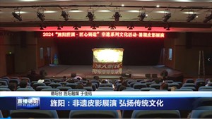 旌阳：非遗皮影展演 弘扬传统文化