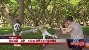 石刻公园“上新”3D彩绘 自然与艺术完美融合