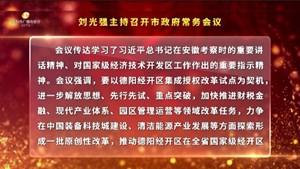 市政府党组（扩大）会议召开