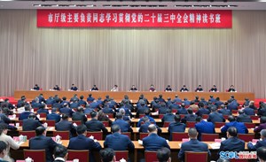 王晓晖在市厅级主要负责同志学习贯彻党的二十届三中全会精神读书班上强调：凝心聚力推动进一步全面深化改革行稳致远，为谱写中国式现代化四川新篇章提供强大动力和制度保障