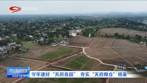 四川新闻联播丨守牢建好“天府良田” 夯实“天府粮仓”根基