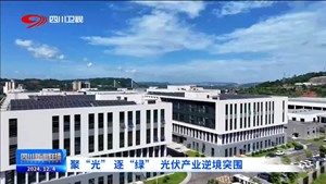 四川新闻联播丨聚“光”逐“绿” 光伏产业逆境突围