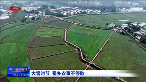 四川新闻联播丨大雪时节 蜀乡农事不停歇