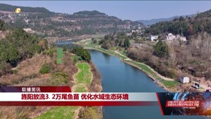 旌阳放流3.2万尾鱼苗 优化水域生态环境
