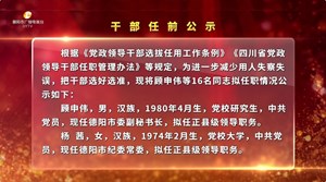 干部任前公示