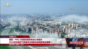 德阳：PM2.5浓度改善至有史以来最优 2024年环境空气质量综合指数 改善幅度居全国第一