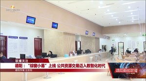 德阳：“综窗小易”上线 公共资源交易迈入数智化时代