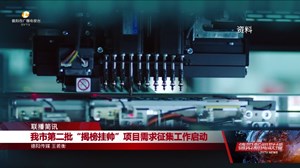 我市第二批“揭榜挂帅”项目需求征集工作启动