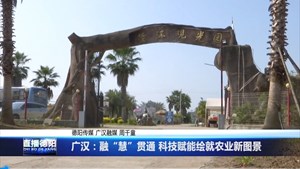 广汉：融“慧”贯通 科技赋能绘就农业新图景
